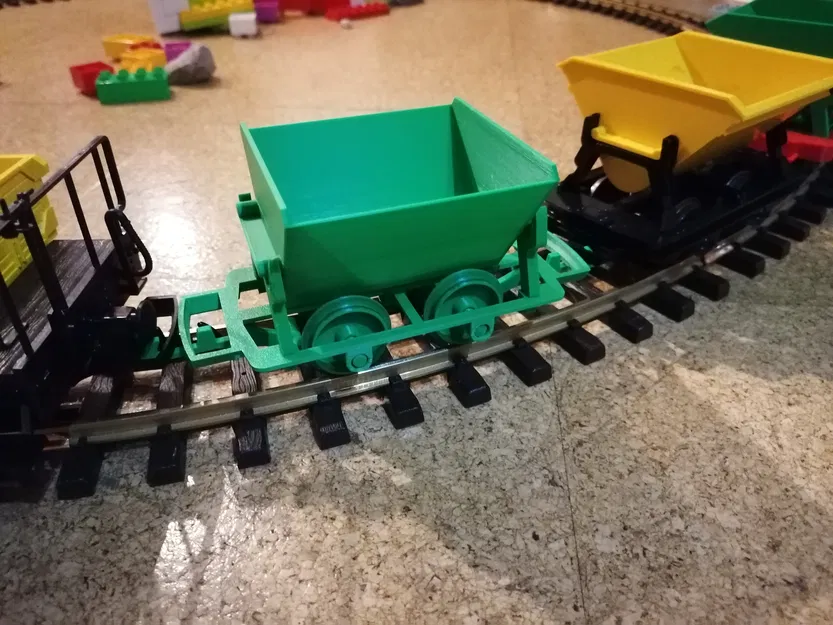 Toa xe ben mỏ cho đường sắt sân vườn - Image 5