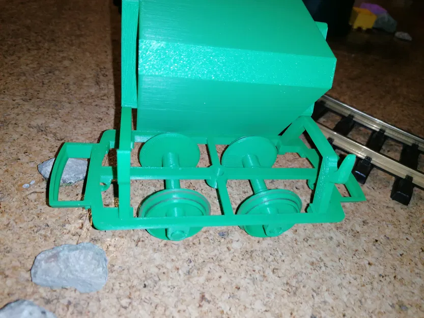 Toa xe ben mỏ cho đường sắt sân vườn - Image 8