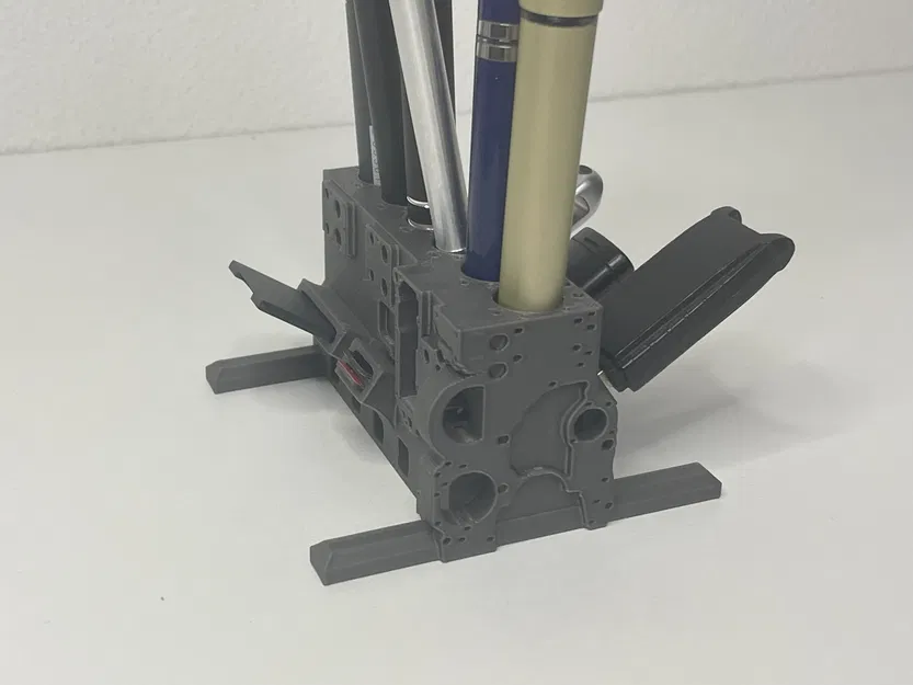 Khuôn Đựng Bút Hình Khối Động Cơ 6 Xi-lanh (USB, Thẻ Nhớ) - Image 2