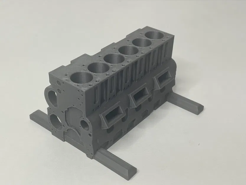 Khuôn Đựng Bút Hình Khối Động Cơ 6 Xi-lanh (USB, Thẻ Nhớ) - Image 5