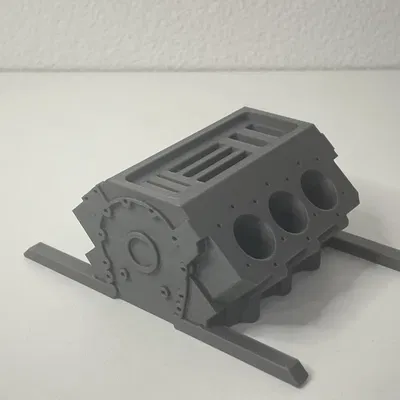 Kệ Đựng Bút Hình Khối Động Cơ V6 (USB, SD, microSD)