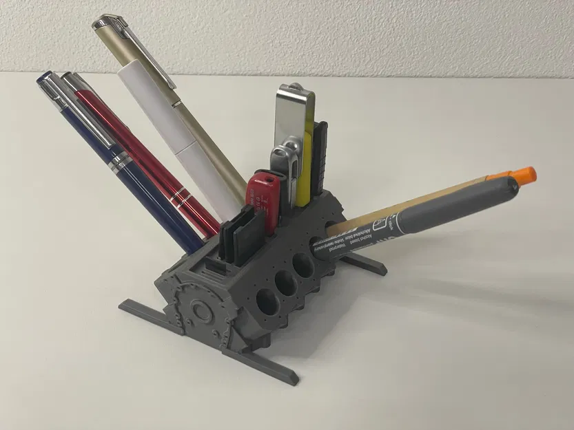 Hộp Đựng Bút Khối Động Cơ V10 (USB, SD, microSD) - Image 5