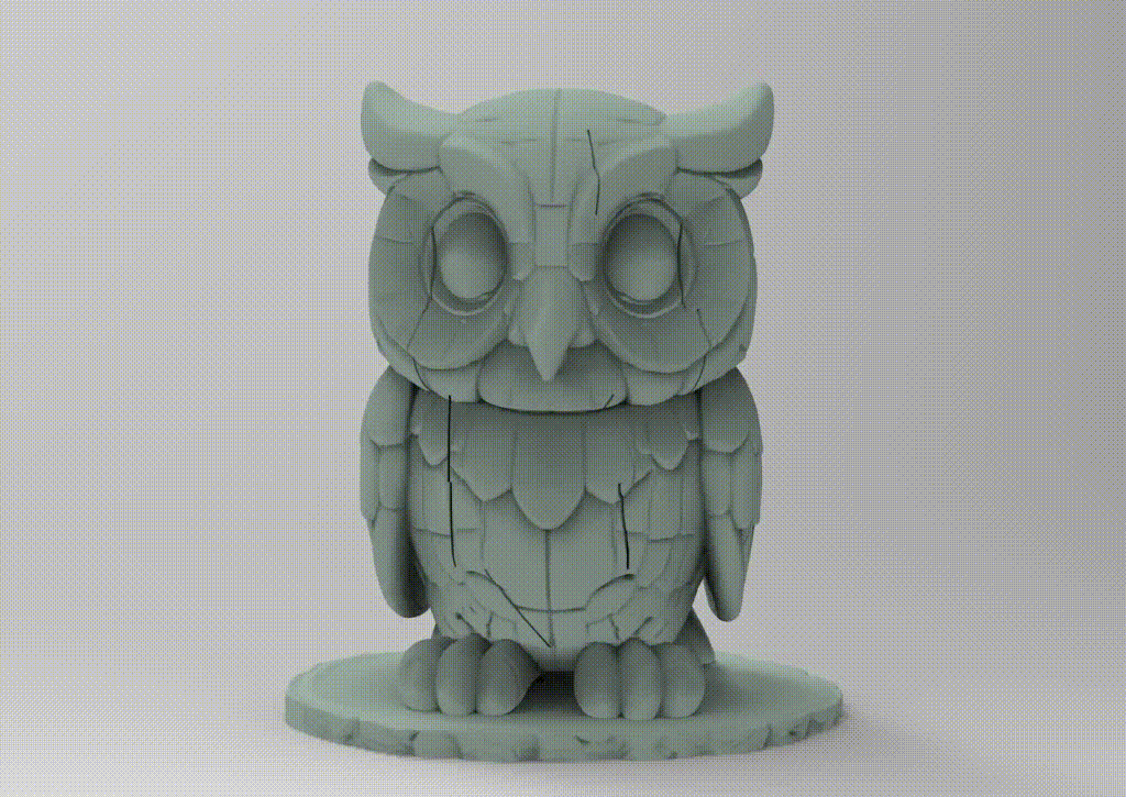 Mô hình ghép hình con cú 3D - Image 1