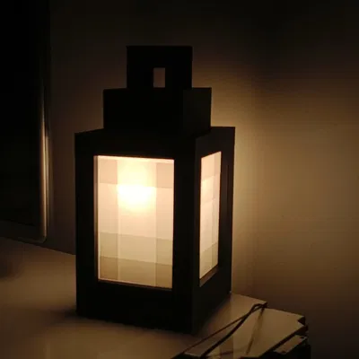 Đèn Minecraft cho đèn và dây Ikea