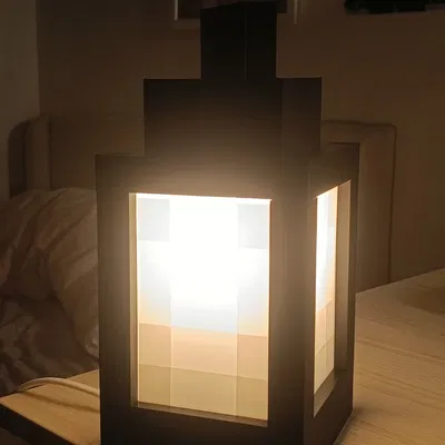 Đèn Minecraft cho đèn và dây Ikea