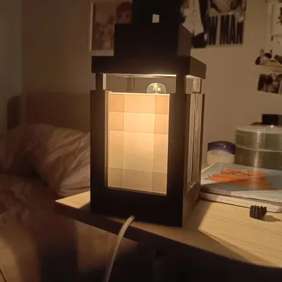 Đèn Minecraft cho đèn và dây Ikea