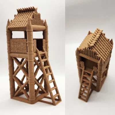 Tháp Canh Trung Cổ Không Cần Support