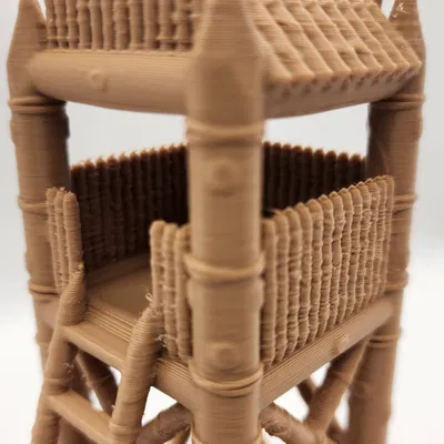 Tháp Canh Trung Cổ Không Cần Support