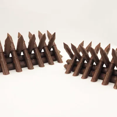 Rào Chắn Cọc Thời Trung Cổ - Không Cần Support