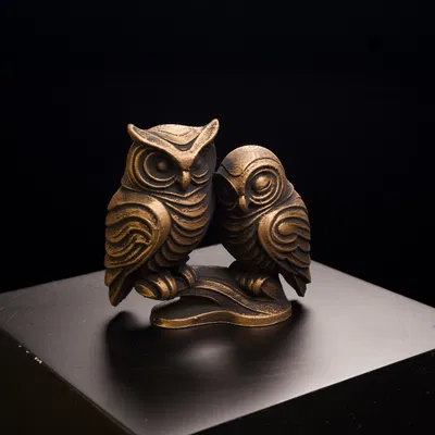 Cặp Cú, Tượng Trang Trí