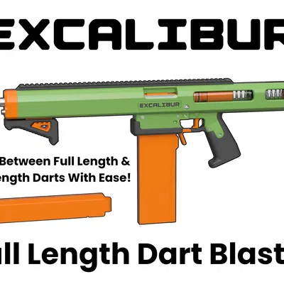 Excalibur - Blaster Bơm Action Đạn Dài (Tự Chế)