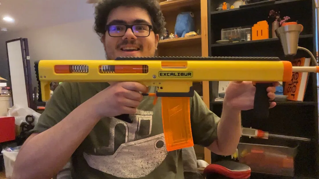Excalibur - Blaster Bơm Action Đạn Dài (Tự Chế) - Image 2