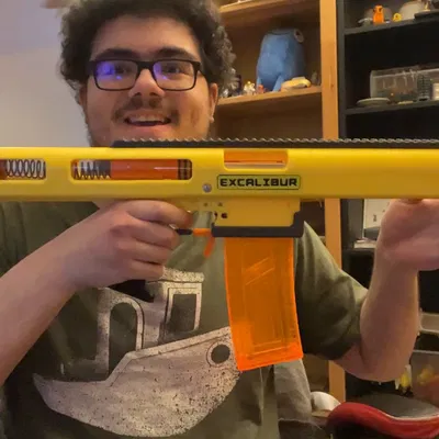 Excalibur - Blaster Bơm Action Đạn Dài (Tự Chế)