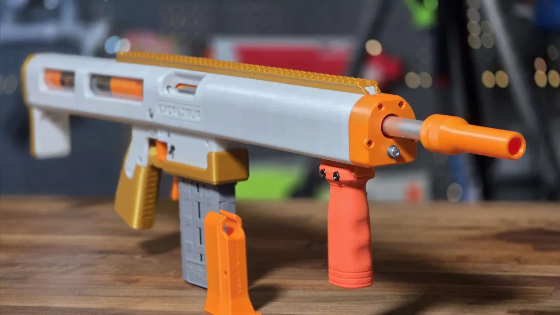 Excalibur - Blaster Bơm Action Đạn Dài (Tự Chế) - Image 3