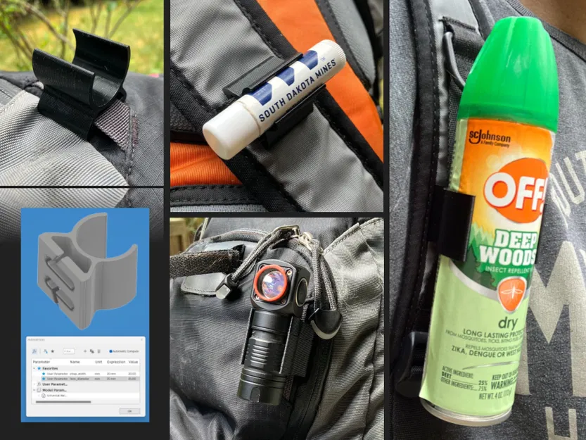 Kẹp Trụ Ba Lô Tùy Chỉnh - Image 1