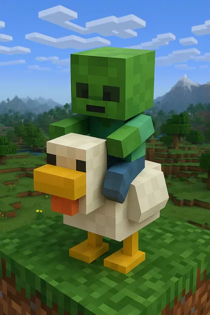 Zombie Jockey : Minecraft - Image 2