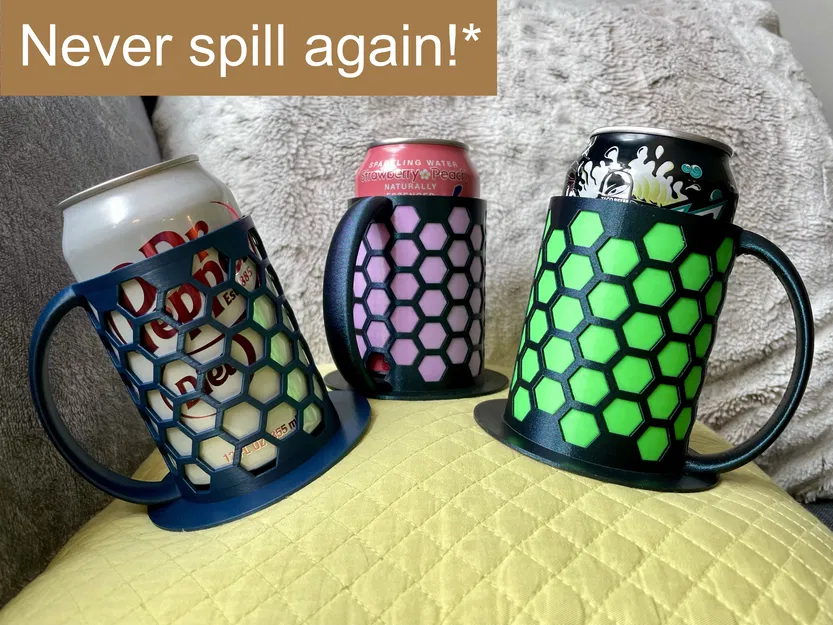 4-in-1 Đế Giữ Lon/Chống Đổ/Đế Lót Ly/Tay Cầm - Image 1