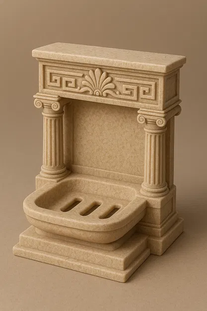 Khay Đựng Xà Bông Phong Cách Kiến Trúc Hy Lạp Cổ Đại (Chi tiết hơn) - Image 1