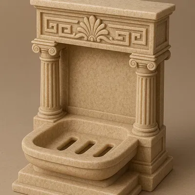 Khay Đựng Xà Bông Phong Cách Kiến Trúc Hy Lạp Cổ Đại (Chi tiết hơn)