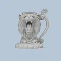 Giá Đỡ Lon Hình Đầu Sư Tử Độ Phân Giải Cao - Thumbnail 1
