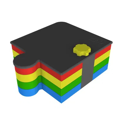 Hộp Đựng Mảnh Ghép Xếp Chồng Được Có Nắp