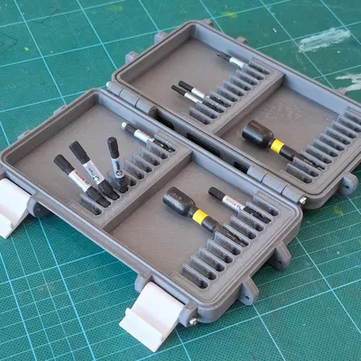 Hộp Đựng Mũi Vít Máy Siết Bu Lông Gridfinity "Rugged Bit Case"