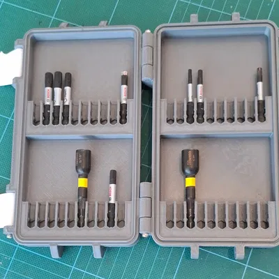 Hộp Đựng Mũi Vít Máy Siết Bu Lông Gridfinity "Rugged Bit Case"