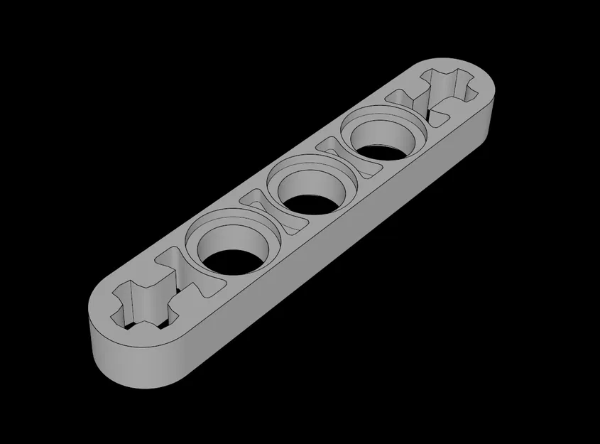 Beam Technic Lego Tương Thích (11478.dat) 5 x 0.5 Liftarm - Image 1