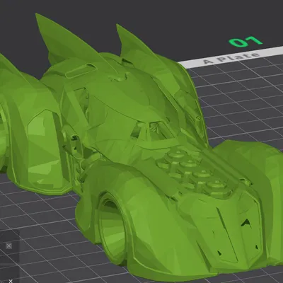 Mô Hình Xe Batmobile