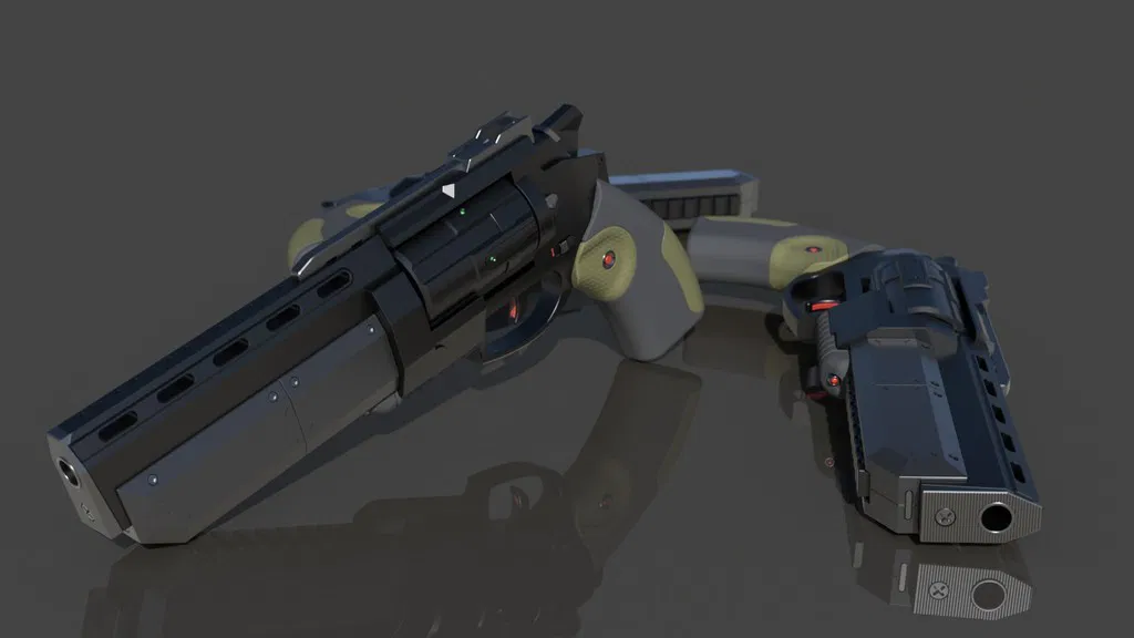 3dworkbech Revolver - Súng lục 3D - Image 8