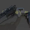 3dworkbech Revolver - Súng lục 3D - Thumbnail 8