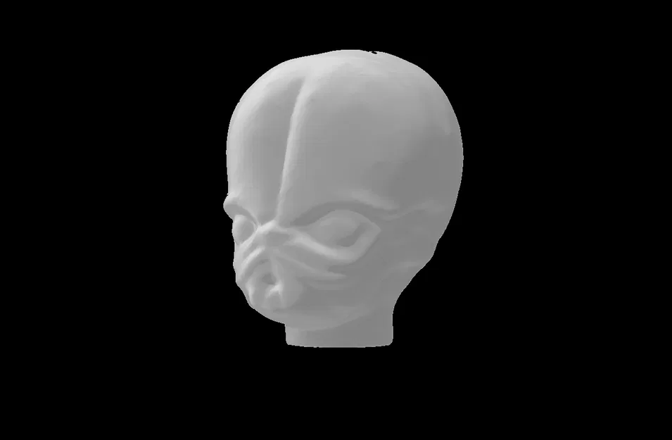 Đầu Lego Tương Thích (16471.dat) SW Bith Mod Mắt Miệng - Image 1