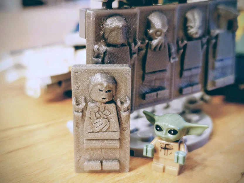 LEGO-Compatible Frozen in Carbonite Minifigures – Star Wars - Han Solo và sinh vật lạ (2x4 & 4x6) - Image 9