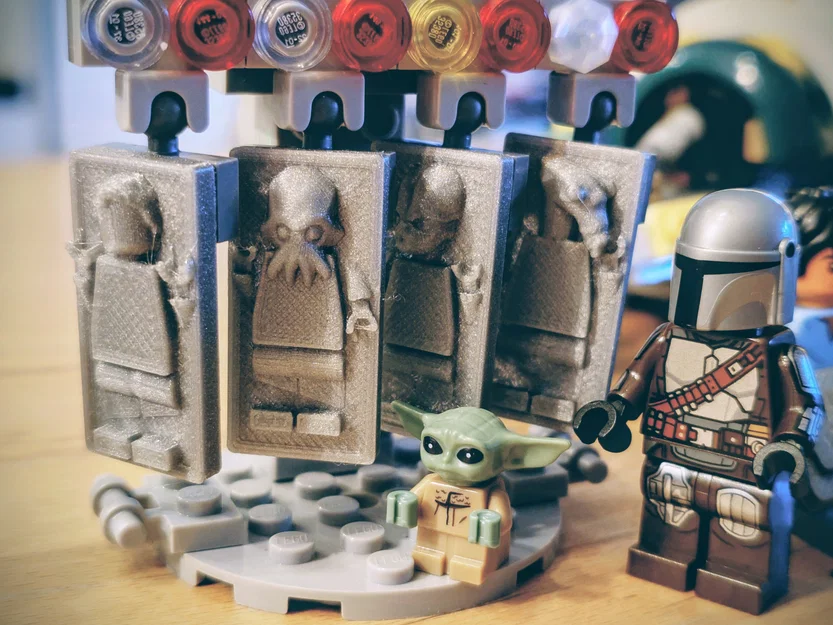 LEGO-Compatible Frozen in Carbonite Minifigures – Star Wars - Han Solo và sinh vật lạ (2x4 & 4x6) - Image 10
