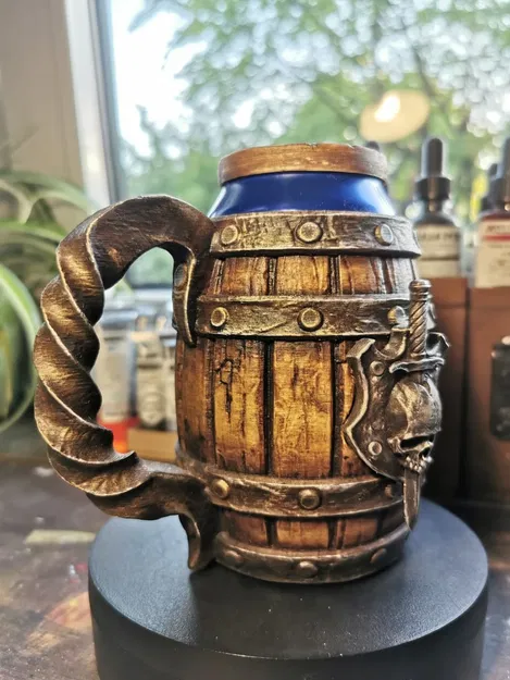 Chân Đế Giữ Lon Kiểu Thùng Gỗ - Image 3