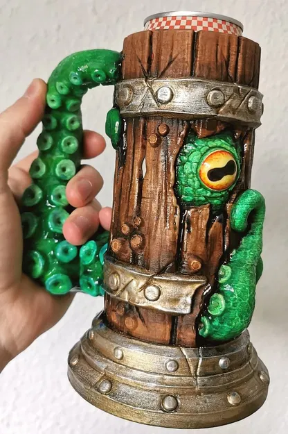 Kệ Đựng Lon Quái Vật Mực (Squid Monster Can Holder) - Image 1