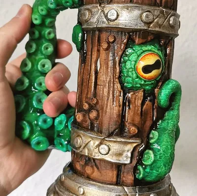 Kệ Đựng Lon Quái Vật Mực (Squid Monster Can Holder)
