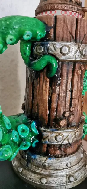 Kệ Đựng Lon Quái Vật Mực (Squid Monster Can Holder) - Image 5