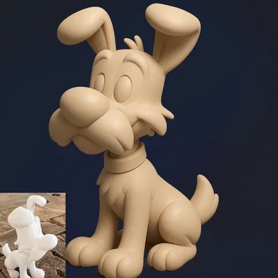 Idefix (Asterix & Obelix) - Tượng 3D