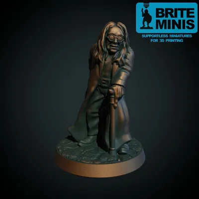 Ông Phù Thủy (không cần giá đỡ, thân thiện với FDM)