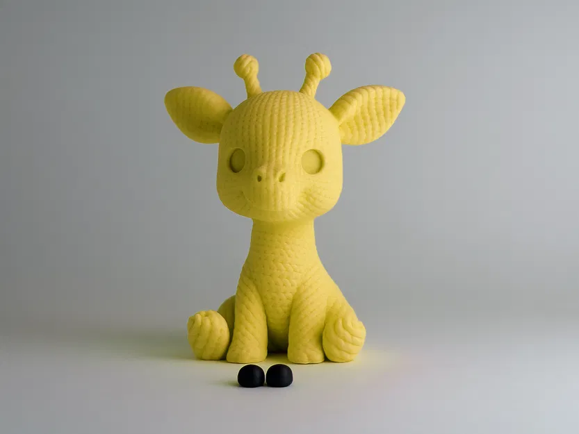 Hươu Cao Cổ Đan Len - Động Vật Dễ Thương - Không AMS - Image 1