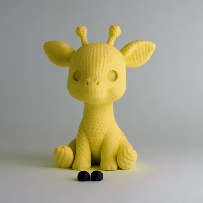 Hươu Cao Cổ Đan Len - Động Vật Dễ Thương - Không AMS