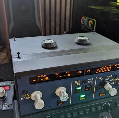 Bảng điều khiển Airbus A320 FCU [Phiên bản Đa màu]