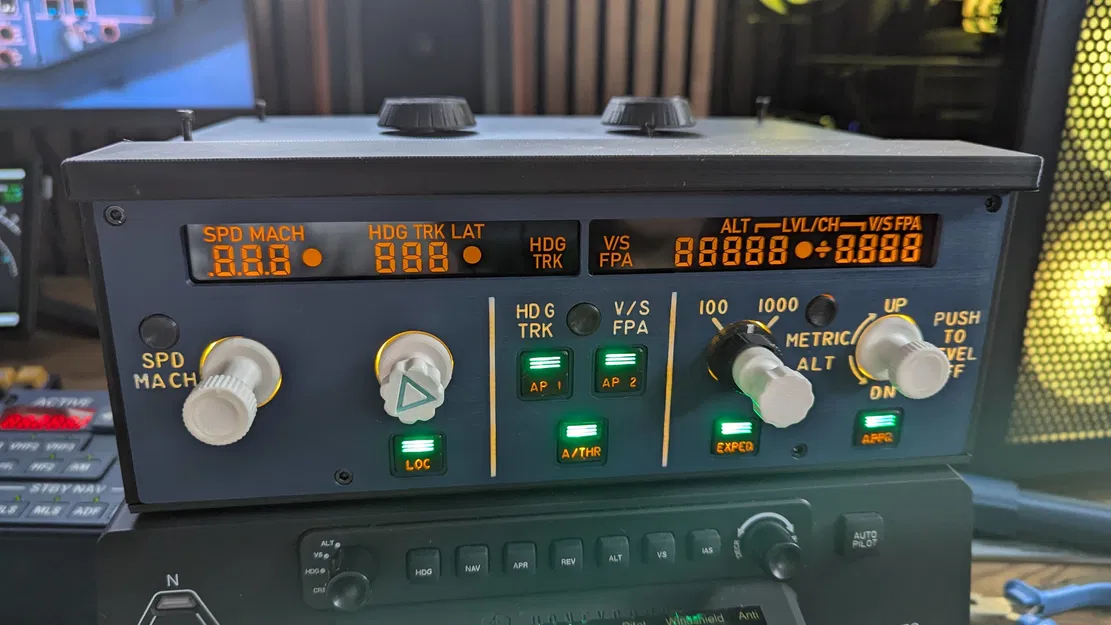 Bảng điều khiển Airbus A320 FCU [Phiên bản Đa màu] - Image 3