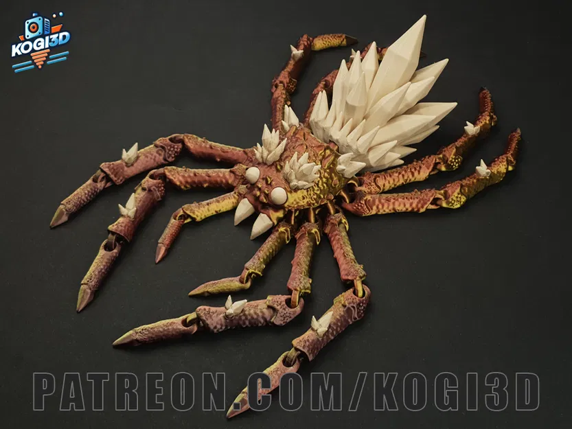 Nhện Pha Lê Khớp Nối (Flexi Crystal Spider) - Image 1