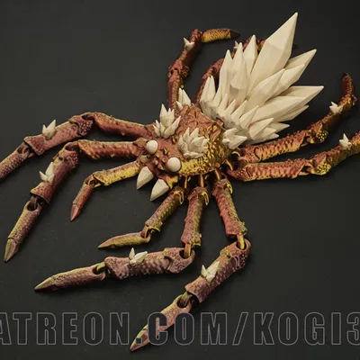 Nhện Pha Lê Khớp Nối (Flexi Crystal Spider)