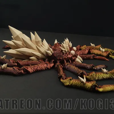 Nhện Pha Lê Khớp Nối (Flexi Crystal Spider)