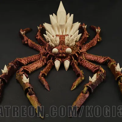 Nhện Pha Lê Khớp Nối (Flexi Crystal Spider)