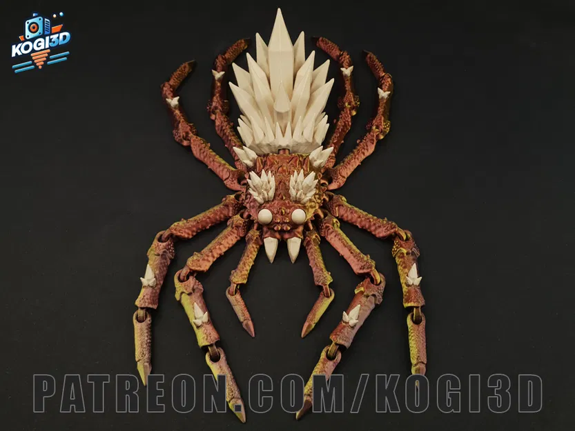 Nhện Pha Lê Khớp Nối (Flexi Crystal Spider) - Image 5