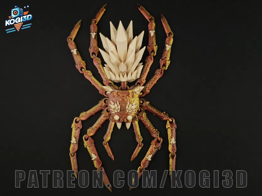 Nhện Pha Lê Khớp Nối (Flexi Crystal Spider) - Image 6